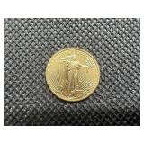 2024  $5.00 Gold Eagle (1/10 Ounce) of .999 Gold