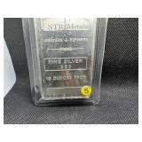 NTR Metals Ten Ounce .999 Silver Bar