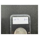 1879 Morgan Silver Dollar Marked BU When Purchased