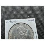 1896 Morgan Silver Dollar Marked MS64 When Purchased
