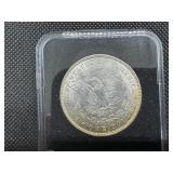 1887 Morgan Silver Dollar Marked UNC When Purchased
