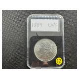 1889 Morgan Silver Dollar Marked UNC When Purchased