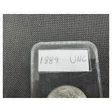 1889 Morgan Silver Dollar Marked UNC When Purchased