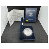 Beautiful 2006-W Proof American Silver Eagle in Original Mint Case w/COA - PCGS Price Guide for a PF-69 is $101