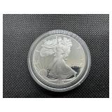 Proof First Year of Issue 1986-S American Silver Eagle in Plastic Case PCGS Price Guide for a PF-69 is $129, PF-70 is $375