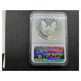1997 Proof 1 Oz. Silver American Eagle NGC PF69 Ultra Cameo - NGC Price Guide is $135