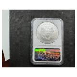 2008 1 Oz. Silver American Eagle NGC MS69