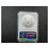 2010 1 Oz. Silver American Eagle NGC MS70  Early Releases - Perfect Grade!