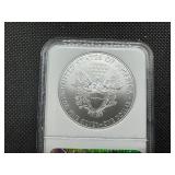 2010 1 Oz. Silver American Eagle NGC MS70  Early Releases - Perfect Grade!