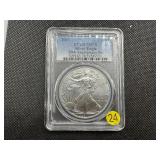 2011 1 Oz. Silver American Eagle PCGS MS70  25th Anniv. Set - Perfect Grade!