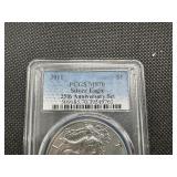 2011 1 Oz. Silver American Eagle PCGS MS70  25th Anniv. Set - Perfect Grade!