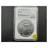 2013 1 Oz. Silver American Eagle NGC MS69