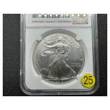 2013 1 Oz. Silver American Eagle NGC MS69