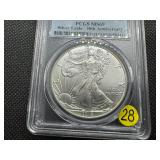 2016 1 Oz. Silver American Eagle PCGS MS69  30th Anniv. - PCGS Price Guide is $72