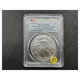 2020 1 Oz. Silver American Eagle PCGS MS70 - Perfect Grade!