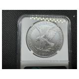 2021-S Eagle Landing Type 2 1 Oz. Silver American Eagle NGC MS69 Emergency Production - Early Releases