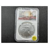 2022 1 Oz. Silver American Eagle NGC MS69   First Releases
