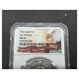 2022 1 Oz. Silver American Eagle NGC MS69   First Releases