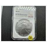 2023 1 Oz. Silver American Eagle NGC MS69