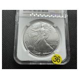 2023 1 Oz. Silver American Eagle NGC MS69