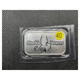 2023 BU Stacks & Bowers 1 Oz. Silver Bar