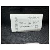 Heraeus Ten Ounce .999+ Silver Bar with COA