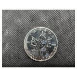 1989 BU Canadian 1 Oz. .9999 Silver Maple Leaf Coin