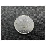 2020 BU Canadian 1 Oz. .9999 Silver Maple Leaf Coin