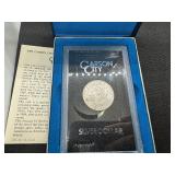 GSA Uncirculated 1882 Carson City Morgan Dollar with Original Box and Certiicate