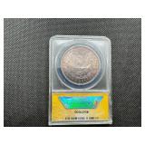 1882 Morgan Silver Dollar ANACS MS62 Attractively Purple Toned