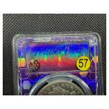 1882-S Morgan Silver Dollar PCGS MS64 Purple Trader Bea Holder- PCGS Price Guide is $125