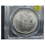 1883-O Morgan Silver Dollar PCGS MS62- PCGS Price Guide is $85