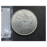 1884 Morgan Silver Dollar Marked Choice/BU When Purchased