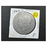1885-S Morgan Silver Dollar Marked F When Purchased