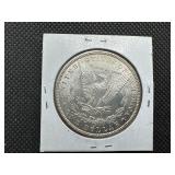 1886 Morgan Silver Dollar Marked 63 When Purchased - Nice Mint Luster!!