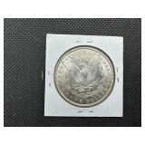 1887 Morgan Silver Dollar Marked 64+ When Purchased - Nice Mint Luster!!
