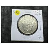 1896 Morgan Silver Dollar Marked AU When Purchased