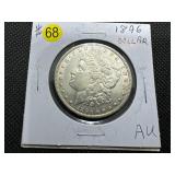 1896 Morgan Silver Dollar Marked AU When Purchased
