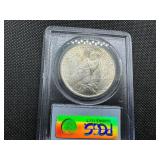 1924 Peace Silver Dollar PCGS MS63 - PCGS Price Guide is $80