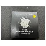 2023 Uncirculated Proof San Francisco Morgan Silver Dollar in Original Mint Package with COA