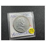1918 Lincoln Commem. Silver Half Dollar Marked AU When Purchased -  Greysheet Wholesale Price for an AU50 is $120
