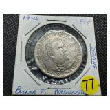 1946 Booker T. Washington Commem. Silver Half Dollar