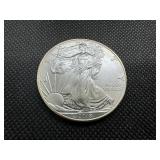 2018 BU I Oz. Silver American Eagle From Mint Tube