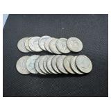 Twenty 40% Silver 1966 -1969 Mixed Date Kennedy Half Dollars