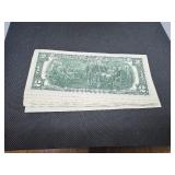 Ten Sequential Two Dollar Bills