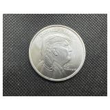 BU One Ounce .999 Silver Donald J. Trump "45th President" Round
