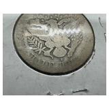 1896-S Silver Barber Half Dollar - Early Key Date!