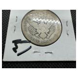 1898-O Silver Barber Half Dollar - Early Date!