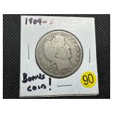 1910-S Silver Barber Half Dollar
