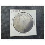 1880 O Morgan Silver Dollar